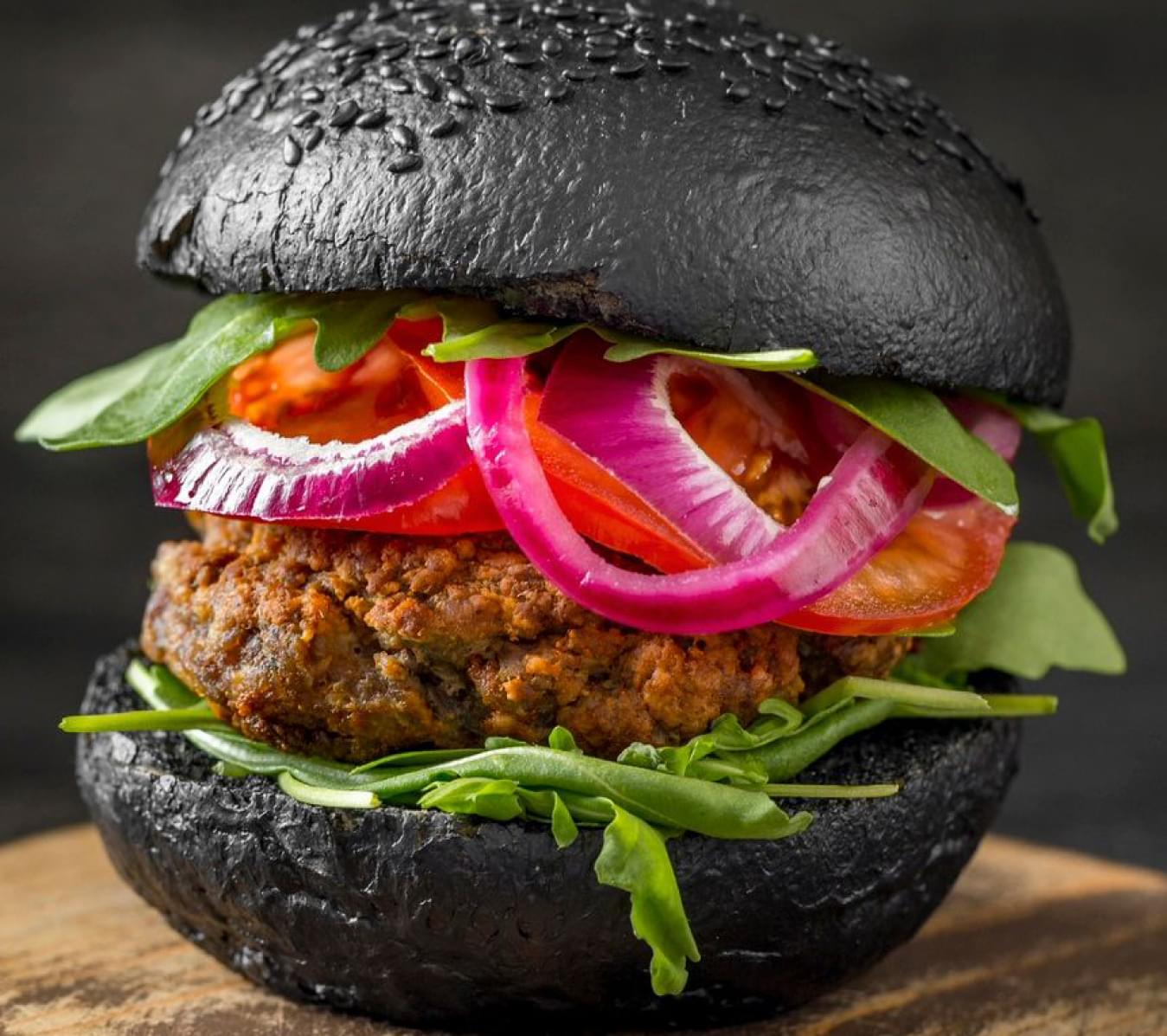 black burger